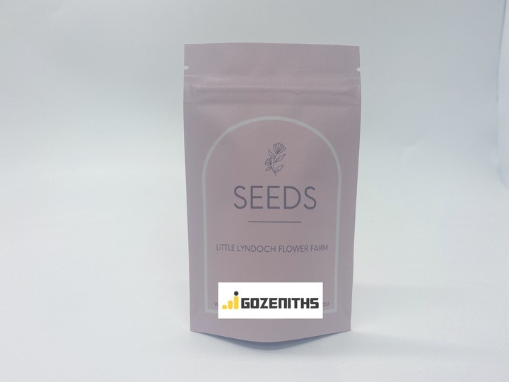 Flower Seeds Custom Printed Packaging Bags