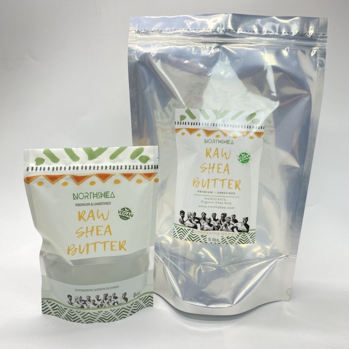 Stand Up Pouches for Organic Shea Butter Packaging
