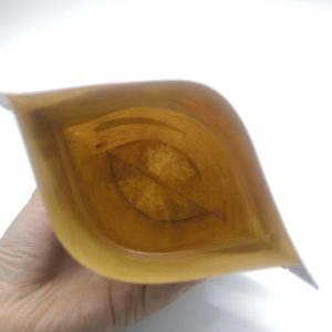 New Gelatin Packaging: Kraft paper stand up zipper bag.