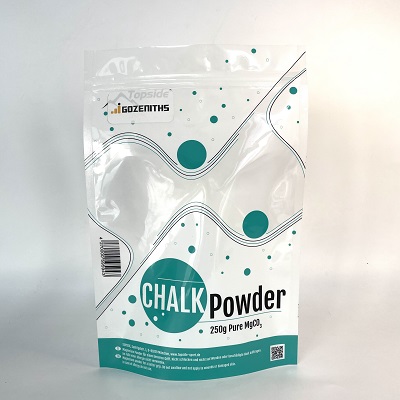 250g pure MgCo3 Chalk Powder Packaging Bags