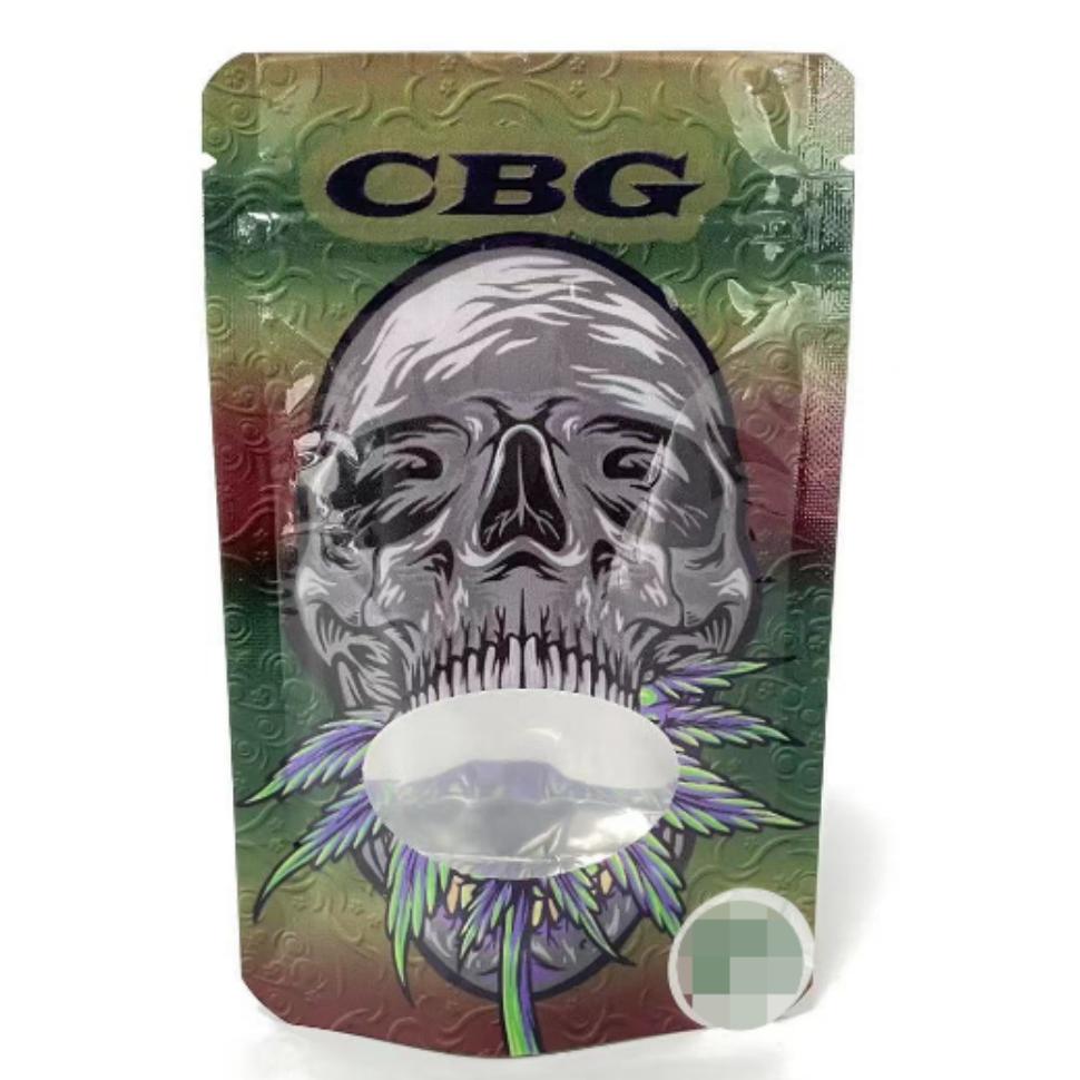 CBG Cannabis Flower Packaging Bag Mylar Pouches