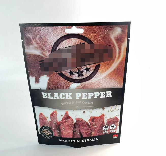 90 gram beef jerky snack packaging bag