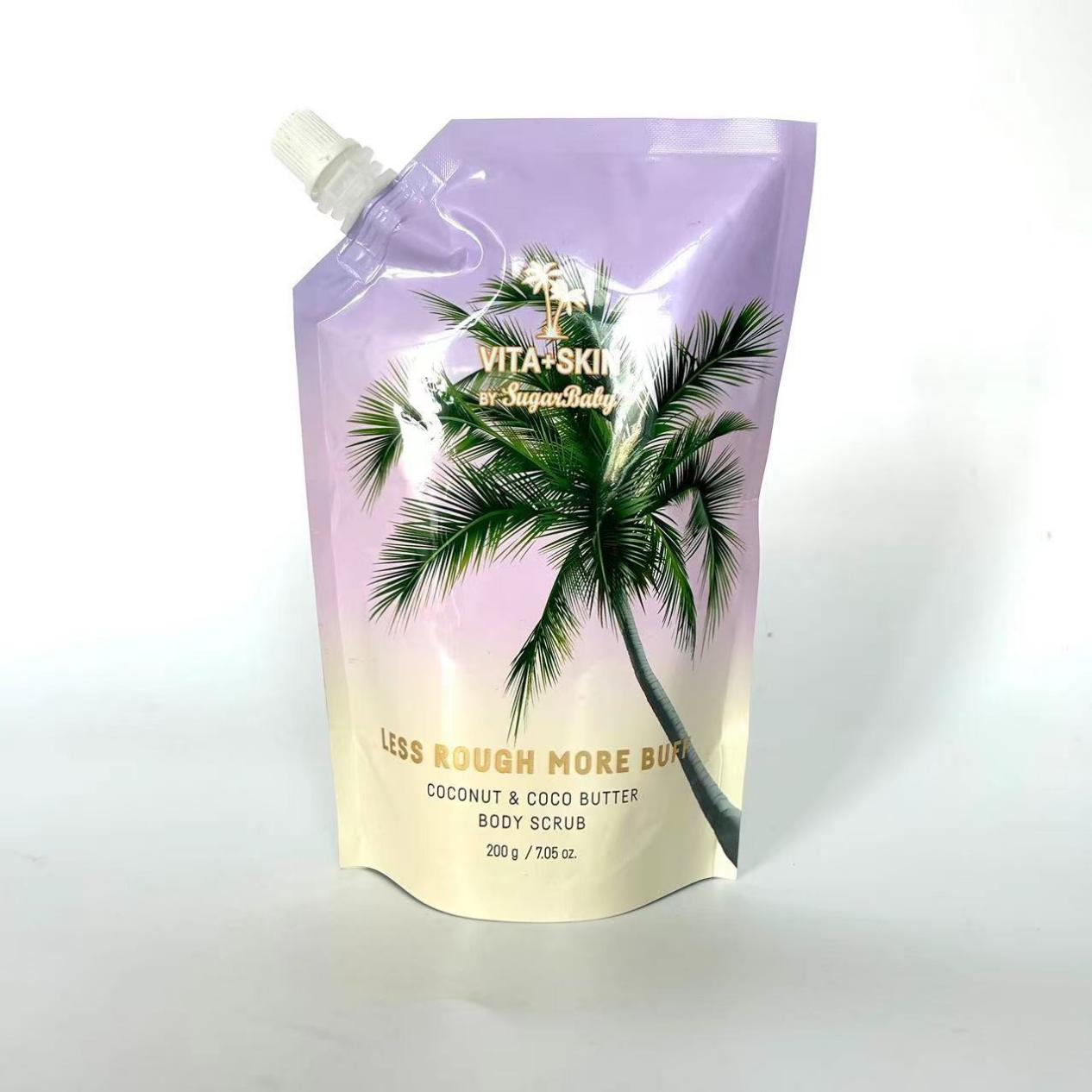200g Bath Salts Packaging Bags Spout Stand Up Pouches