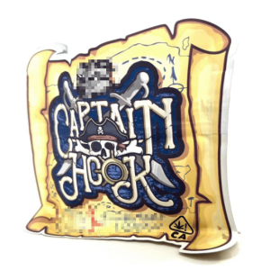 3.5g Cannabis Packaging Custom Printed Shape Bags Diecut Bags