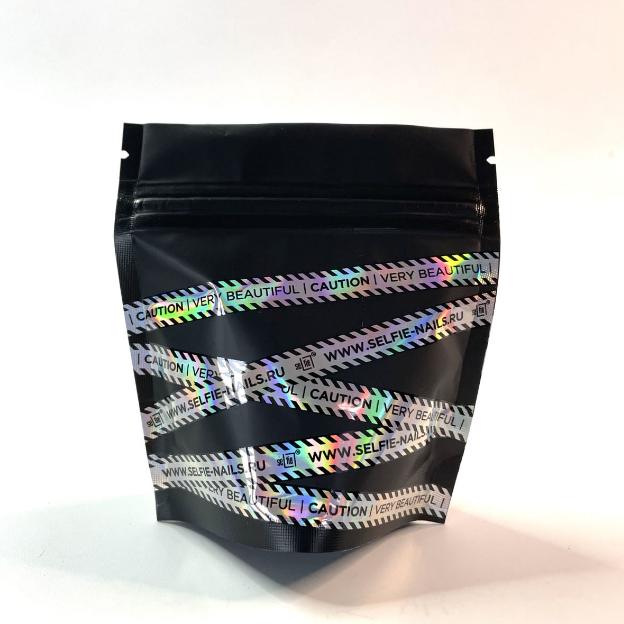 Eyelash packaging bag stand up zipper bag custom print