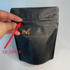 14g Child Proof Zip Lock UV Cannabis Flower Bag 2