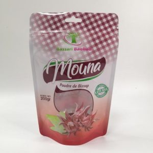 Bissap powder packaging bags custom printing1