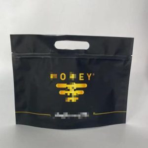 Cannabis Dispensary Exit Bag Soft Touch Stand Up Pouches2