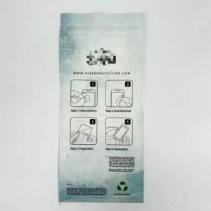 Custom Printed 3 Side Sealed PLA Bags Biodegradable Packaging for Phone Screen Protector And Other Consumables Goods Packaging1