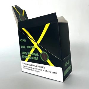 Custom Printed Folded Carton Display Box for Tobacco Leafs3
