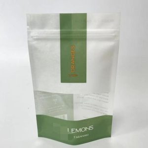 Dried Orange Slices White Kraft Paper Packaging Bag1