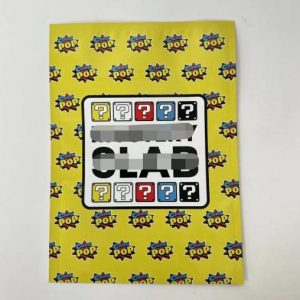 Toy Game Cards Packaging Custom Printed 3 Side sealed bag2