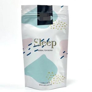 50g Wholesale Loose Tea Packaging Custom Printed Stand Up Pouches1