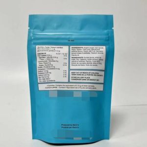 Local Warning Printed Cannabis Packaging - custom stand-up pouches