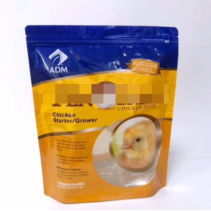 Chicken starter feeds Packaging Bag stand-up pouches custom printing