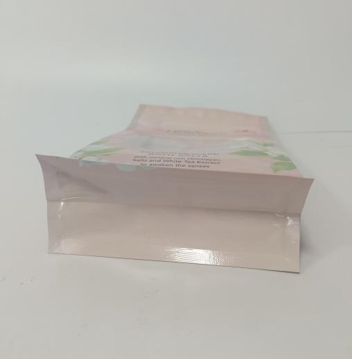 1.5kg bath salts Packaging bag with flat bottom and easy to open zip