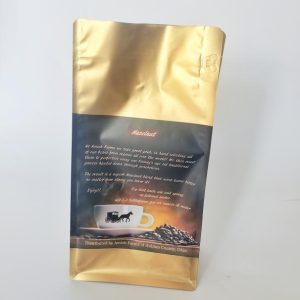 Printed Flat Bottom Gold bags