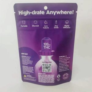 3.1g Purple THC stand up bag