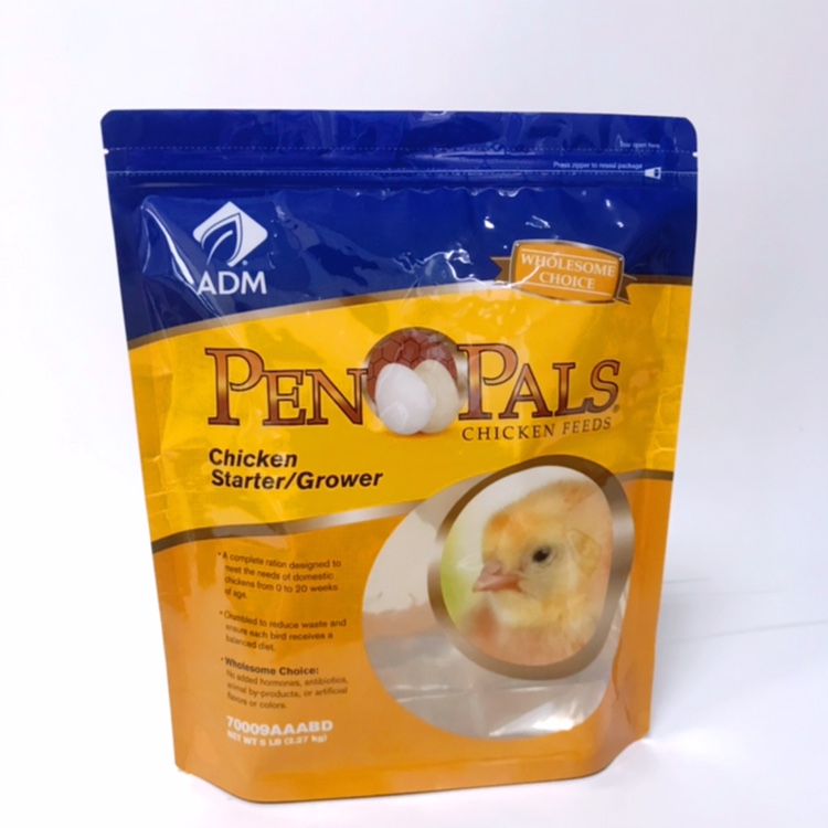Chicken feed stand-up bags
