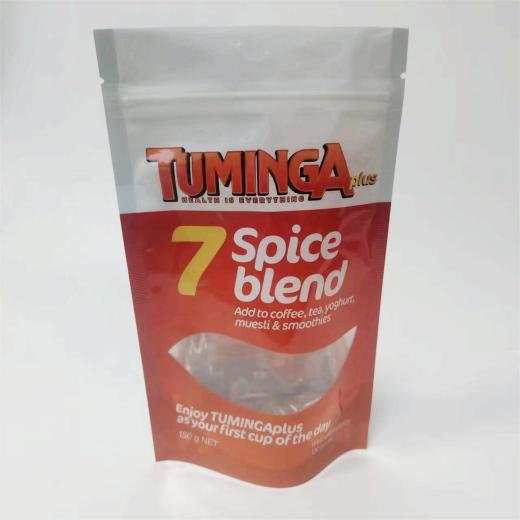 150g Colourful glossy Ziplock Bag Shaped Window
