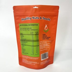 Pack Organic Chia Seeds Stand up Bag