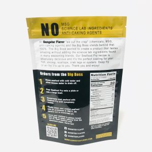 Stand-up pouches with zip