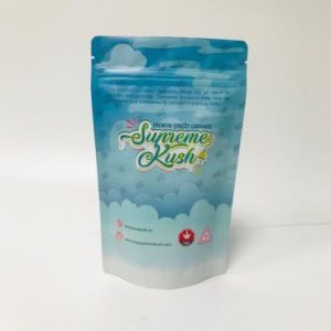 28g matte gradient blue stand-up pouch