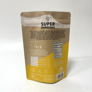 Kraft paper stand up pouch with zipper