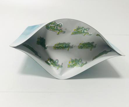gradient blue stand-up pouch