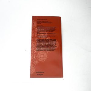 kraft paper three-side seal bag