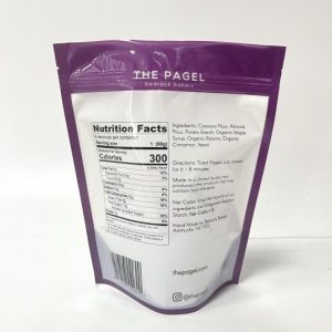 pouch with window and zipper