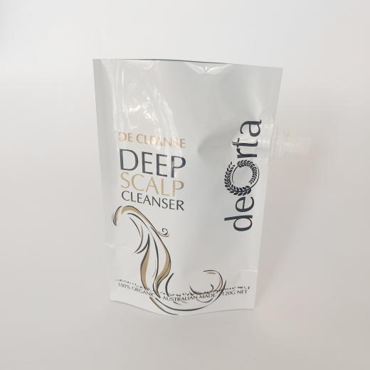 120g Spout stand-up pouch for liquid shampoo, detergents or personal hair care products refill packing
