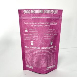 stand-up pouch with zipper