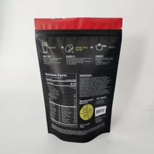 zip lock stand up pouch