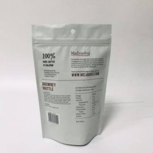 100g custom hard-brushed stand-up pouch packaging