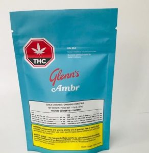 11g soft touch matte finish child lock cannabis stand-up pouch