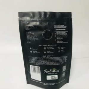 Matte coffee stand bag with vents 