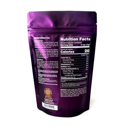 instant herbal chai Custom Stand-up Pouch