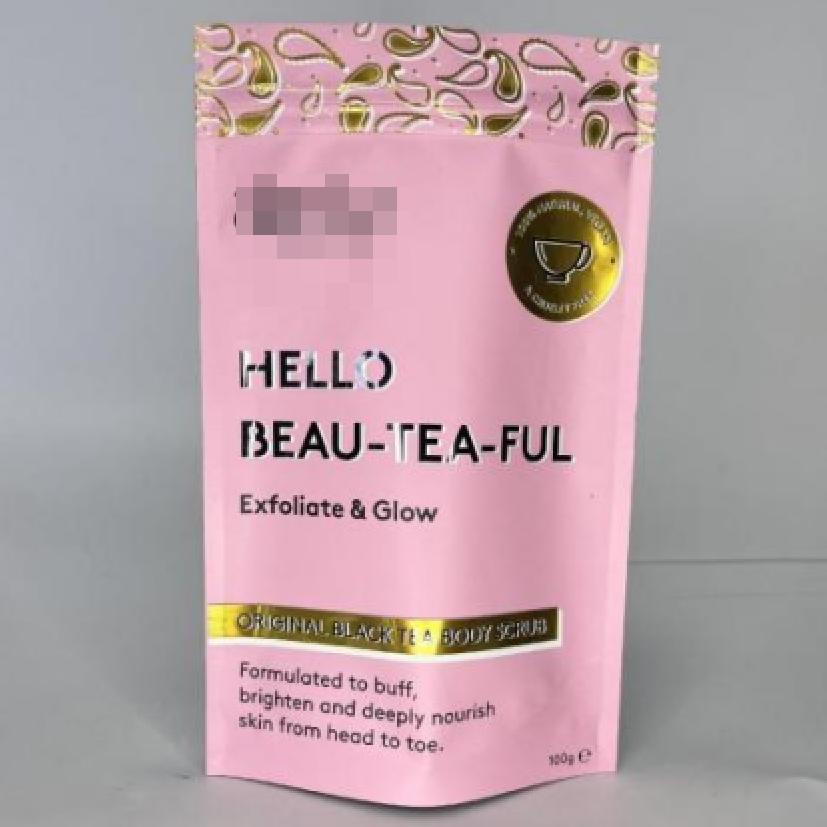 Elegant Packaging for Black Tea Body Scrub: Elevate Your Skincare Brand