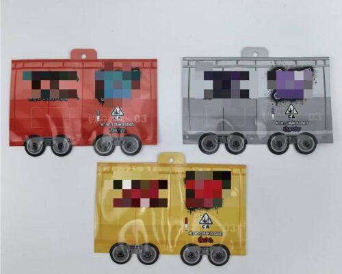 Shaped Three-side Seal Bags for Cannabis Flower Vapes Shaped Three-side Seal Bags for Cannabis Flower Vapes