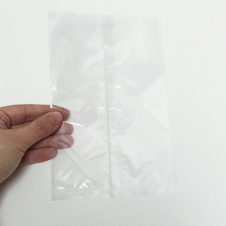 Clear OPP CPP laminated back sealed lay flat bags