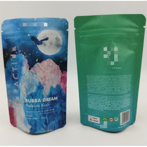Custom Bags by Aluminum Foil Printing for Cannabis Flower Custom Bags by Aluminum Foil Printing for Cannabis Flower