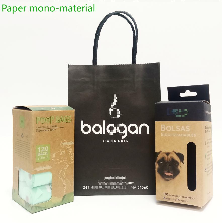 Paper shopping bags custom printing for USA cannabis market