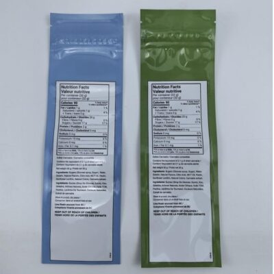 Three Side Seal Bag with Child-resistant Zipper Three Side Seal Bag with Child-resistant Zipper
