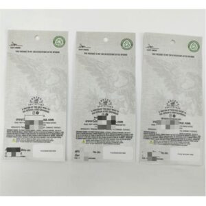 Cannabis Vapes Fully Compostable Three Side Seal Bags