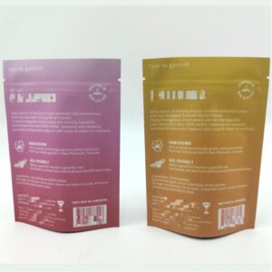 Edible Florets Kraft Paper Stand-up Bags