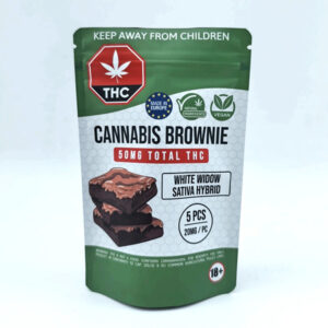 Cannabis Brownie Packaging Zip Bag