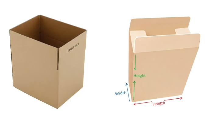 Flat pack box