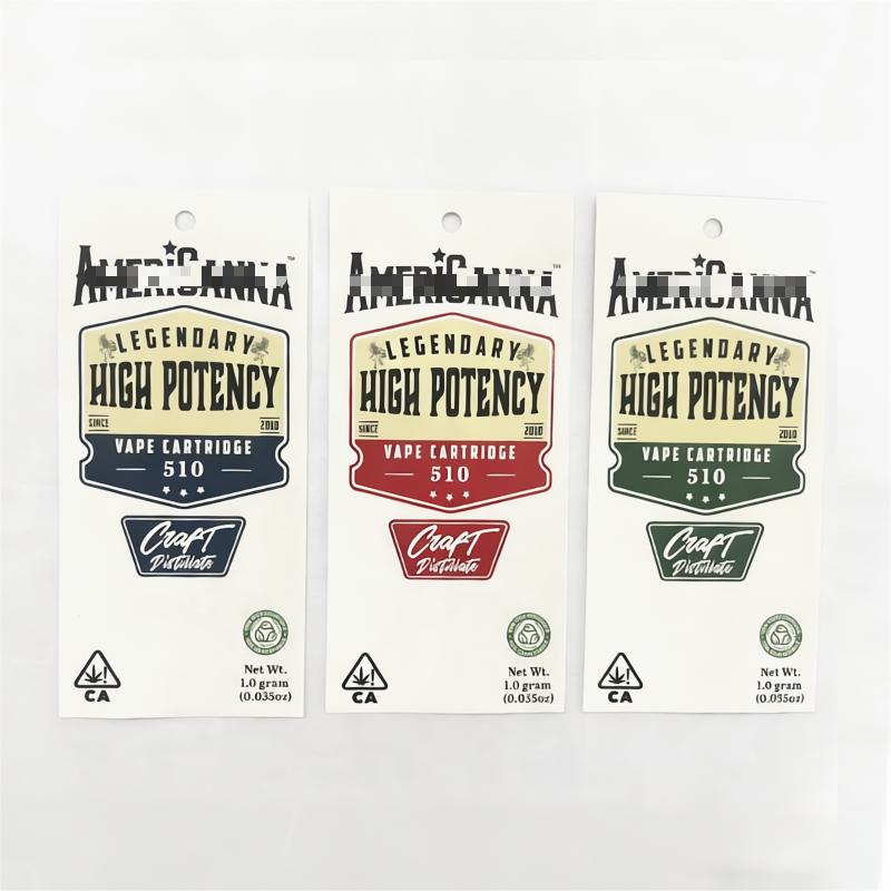 100% Recyclable & Compostable High-Performance Three Side Seal Pouch for Cannabis Vapes