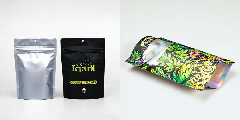 Cannabis packaging bags
